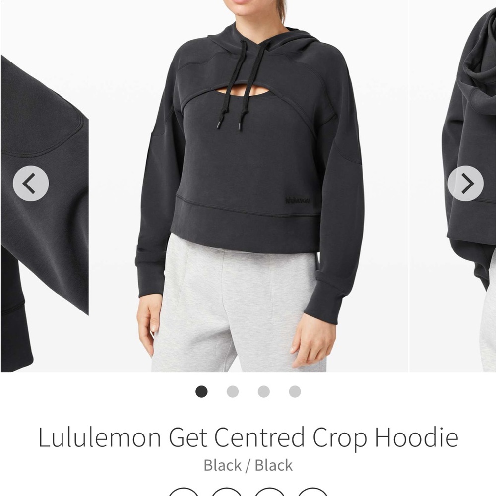 SOLD! Lululemon get centred hoodie